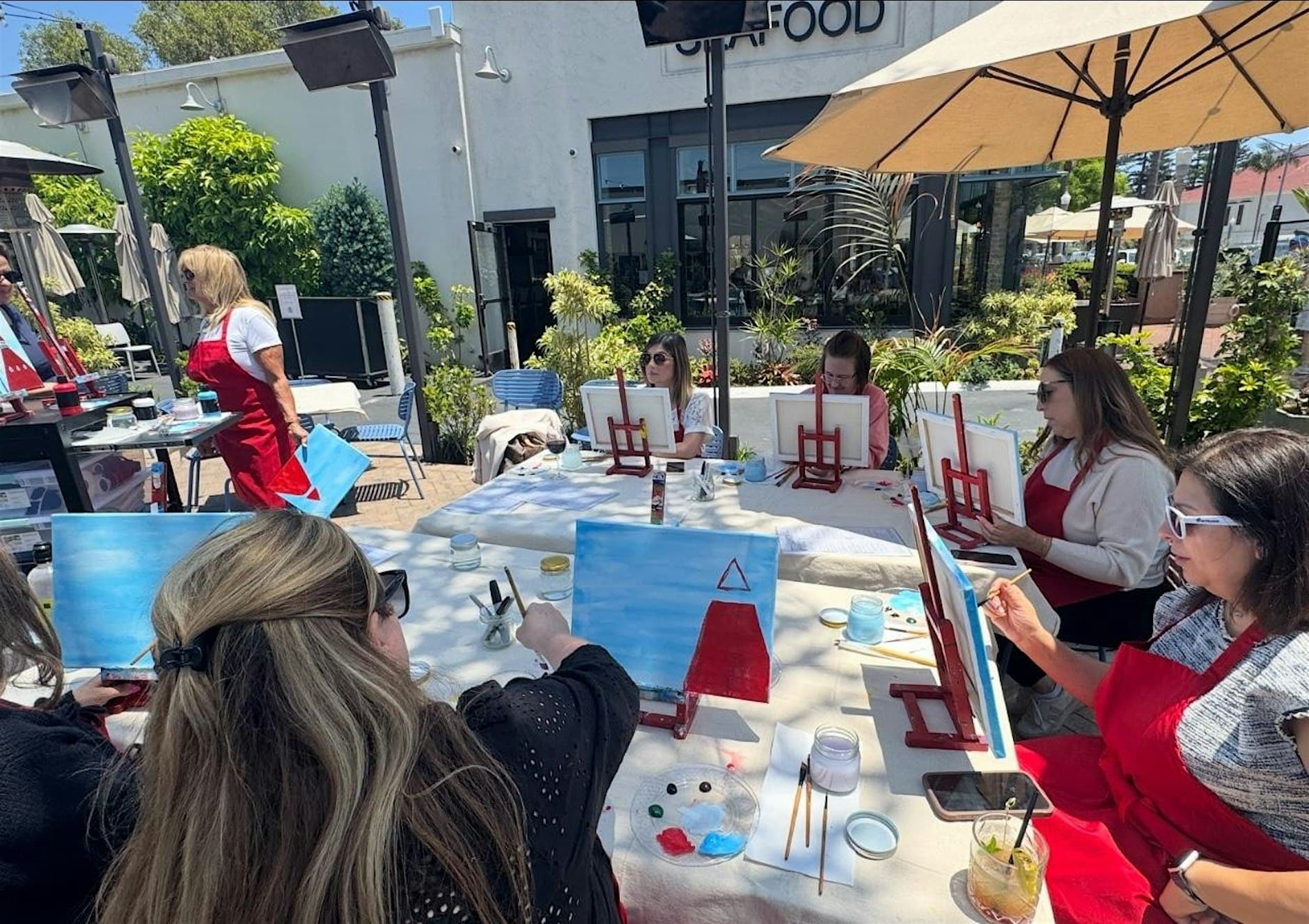 Wine, Dine and Paint Night at The Brigantine – Coronado